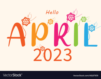 hello april april month