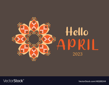 hello april april month