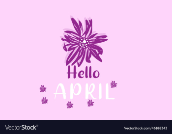 hello april april month