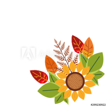 hello autumn season sunflower decoration hello autumn season sunflower decoration