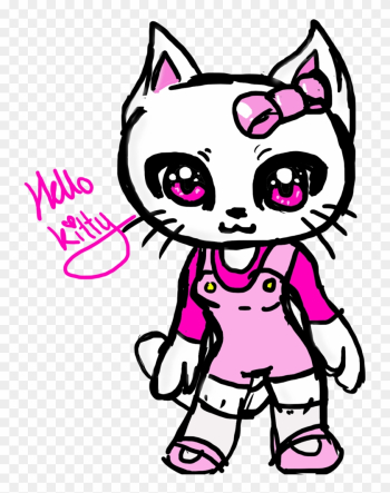 Hello Kitty Chibi Thing By Blue Neko Girl - Hello Kitty Girl Chibi Hello Kitty Chibi Thing By Blue Neko Girl - Hello Kitty Girl Chibi