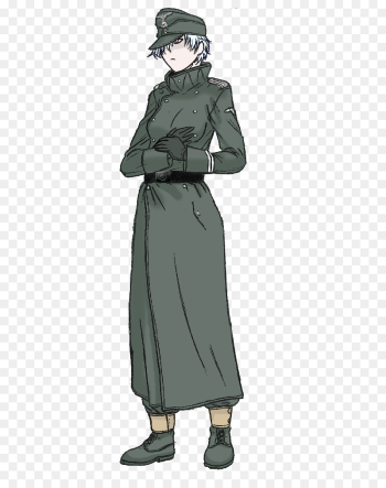 Hellsing The Captain Female Character Soldier - Soldier png download ...