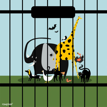 Helpless animals kept in captivity | Free stock vector - 462199 Helpless animals kept in captivity | Free stock vector - 462199