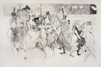 Henri de Toulouse–Lautrec, Une redoute… | Free public domain illustration Henri de Toulouse–Lautrec, Une redoute… | Free public domain illustration