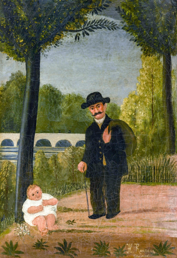 Henri Rousseau's Stroller and Child (ca.… | Free public domain illustration Henri Rousseau's Stroller and Child (ca.… | Free public domain illustration