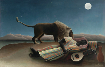 Henri Rousseau's The Sleeping Gypsy (La… | Free public domain illustration Henri Rousseau's The Sleeping Gypsy (La… | Free public domain illustration
