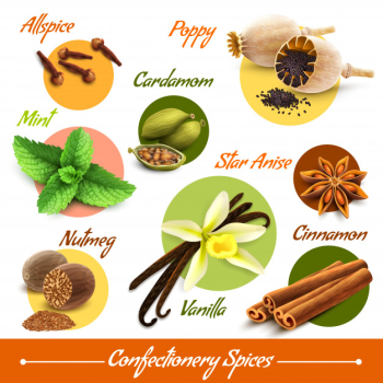 Herbs and spices set Herbs and spices set