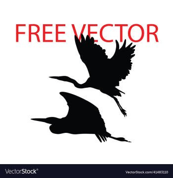 heron bird silhouettes free heron bird silhouettes free
