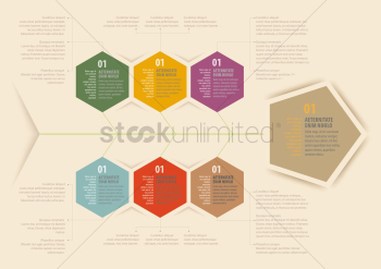 Hexagon infographic Hexagon infographic