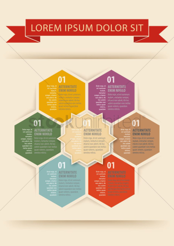 Hexagon infographic Hexagon infographic