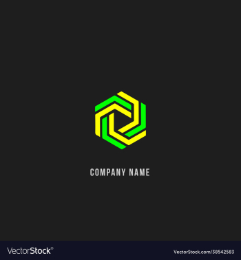 hexagon logo design hexagon logo design
