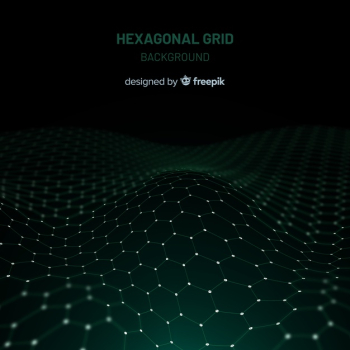 Hexagonal grid background Hexagonal grid background