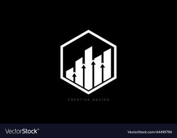 hexagone growth icon hexagone growth icon