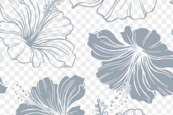 Hibiscus flower pattern png background, | Free PNG - rawpixel