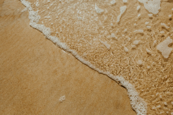 High-Angle Photo of Saltwater on Shore High-Angle Photo of Saltwater on Shore
