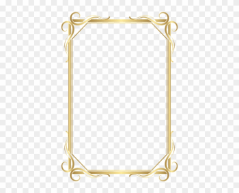 High Quality Images, Adobe Photoshop, Microsoft Word, - Transparent Gold Border Png