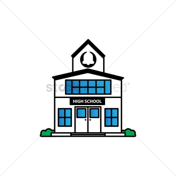 High school building High school building