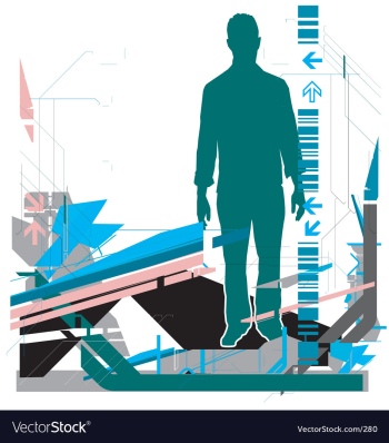 High tech background vector image High tech background vector image