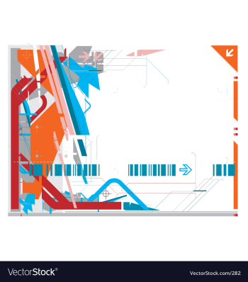 High tech background vector image High tech background vector image