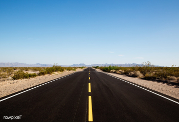 Highway leading to the Mojave Desert in Calif.. | Free public domain photo - 434064