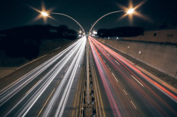 Highway Lights At Night Highway Lights At Night