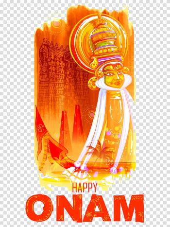 Hindu Deity illustration, Kerala Onam Kathakali Sadhya, Drawing Buddha transparent background PNG clipart
