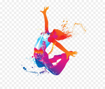 Hip-hop dance Silhouette Dance studio - Jumping woman 