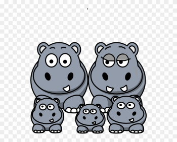 Hippo Family Clip Art - Baby Hippo Wall Calendar Hippo Family Clip Art - Baby Hippo Wall Calendar