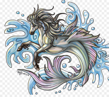 Hippocampus Legendary creature Mythology Seahorse Pegasus - seahorse 