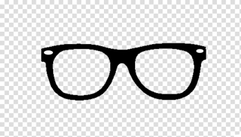 Hipster, black framed eyeglasses illustration transparent background PNG clipart