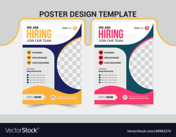 hiring minimalist flyer design poster template hiring minimalist flyer design poster template