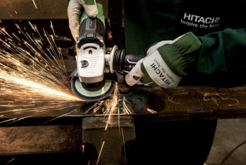 Hitachi White Black Angle Grinder Hitachi White Black Angle Grinder