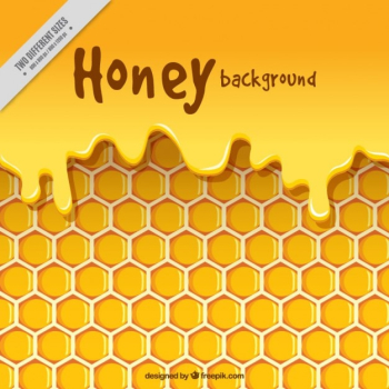 Hive with honey background Hive with honey background