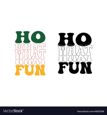 ho what fun christmas design gift