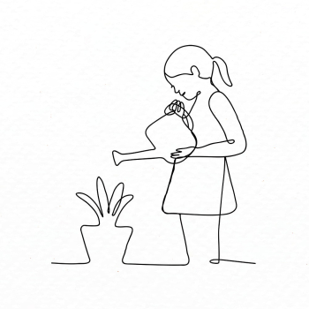 Hobby clipart, feminine line art | Free PSD Illustration - rawpixel Hobby clipart, feminine line art | Free PSD Illustration - rawpixel