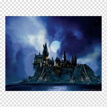 Hogwarts Harry Potter Painting Mural Poster, Harry Potter transparent background PNG clipart