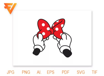 Holding Bow Tie Vector Free Download