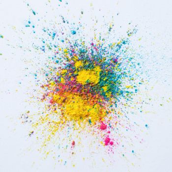 Holi color background on a white background Free Photo Holi color background on a white background Free Photo