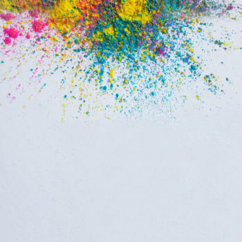 Holi color background on a white background Free Photo Holi color background on a white background Free Photo