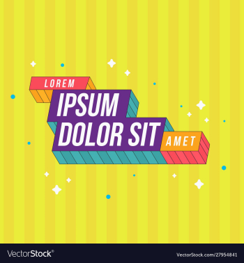 Holiday special discount for business yellow vector image Holiday special discount for business yellow vector image