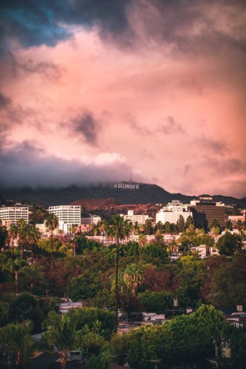 Hollywood sign from Los Angeles Hollywood sign from Los Angeles