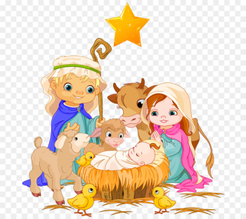 Holy Family Nativity scene Nativity of Jesus Clip art - The elderly and children 