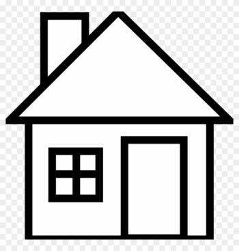 Home Clipart House 56 Clip Art At Clker Vector Clip - Clipart House Pictures Black And White