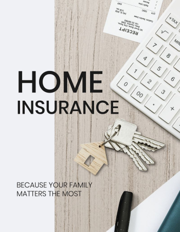 Home insurance flyer template, editable | Free PSD Template - rawpixel
