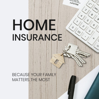 Home insurance Instagram post template, | Free PSD Template - rawpixel