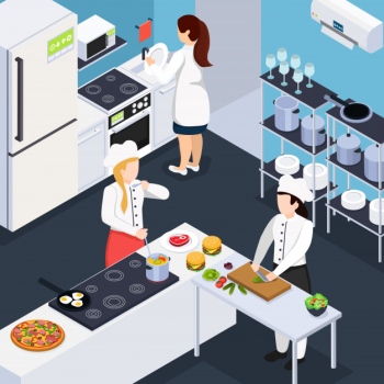 Home staff isometric composition Free Vector Home staff isometric composition Free Vector