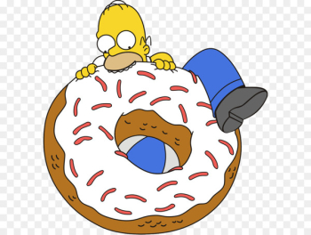 Homer Simpson Doughnut The Simpsons Game Maggie Simpson Bart Simpson - Homer Simpson PNG 