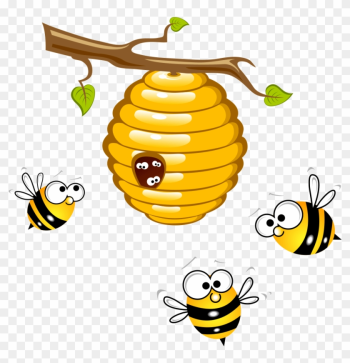 Honey Bee Beehive Bumblebee Clip Art - Honey Bee Clipart Png