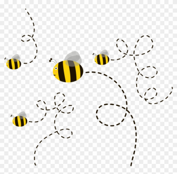 Honey Bee Euclidean Vector Drawing - Cute Bumble Bee Vector Honey Bee Euclidean Vector Drawing - Cute Bumble Bee Vector