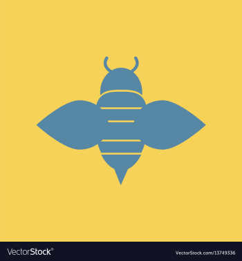 Honey bee vector image Honey bee vector image